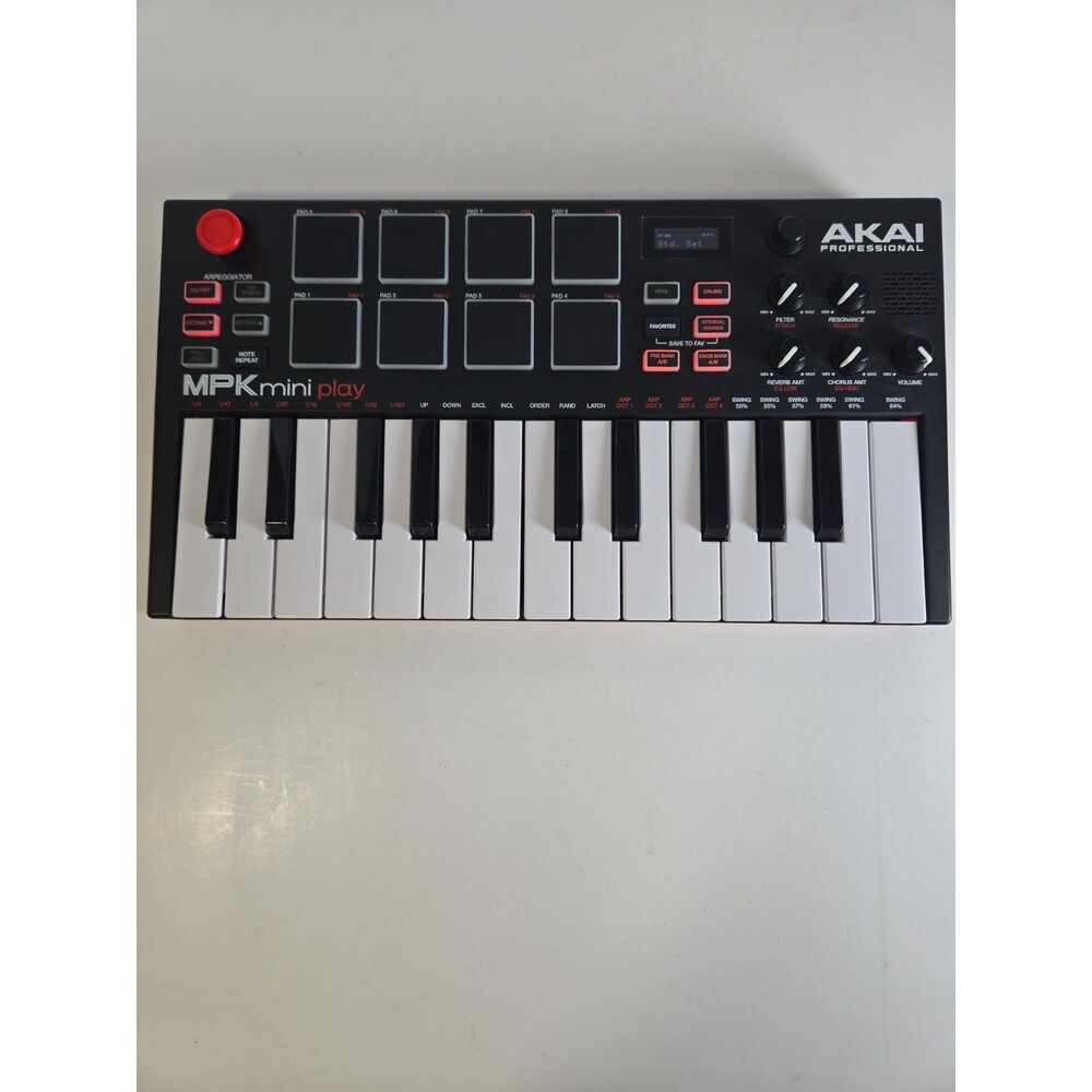 Akai Professional MPK Mini Play 25-Key MIDI Controller & Synthesizer - EUC